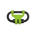 Safewaze Retractable Carabiner Bracket for behind the web FS1014-TL-BLACK-BWB